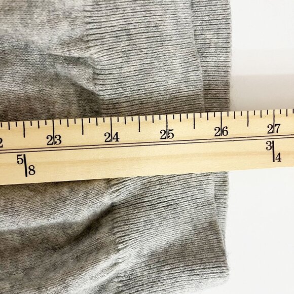 Vineyard Vines Quarter Zip Pullover Sweater Gray Wool Cashmere Men's Size Large - Picture 7 of 7